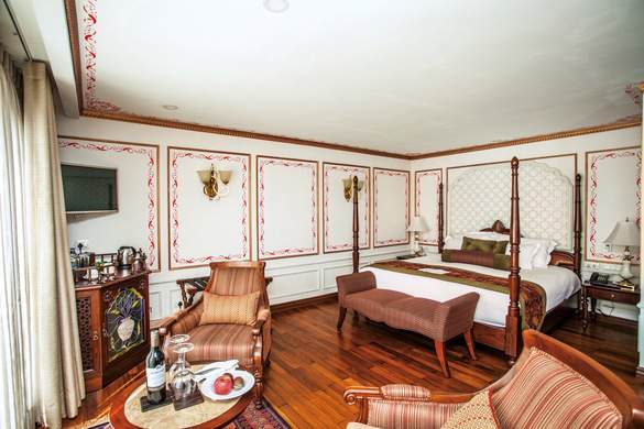 UNIWORLD Boutique River Cruises, Ganges Voyager II, Maharaja Suite 1.jpg